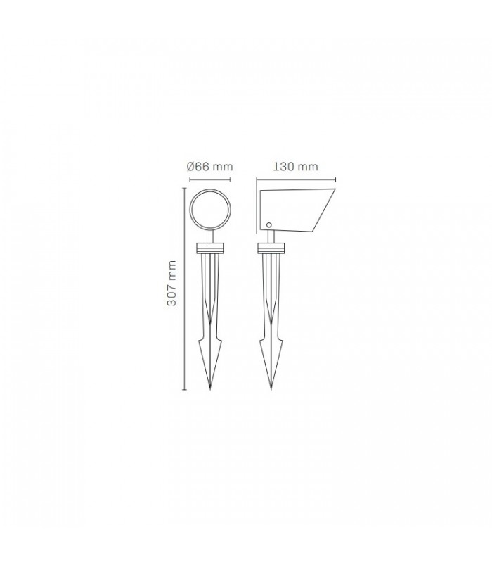 Estaca De Jardín Maxled 7W 570Lm 36º IP65