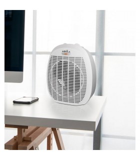 Calefactor de Suelo Vertical SUDAN 2000W Blanco/Gris