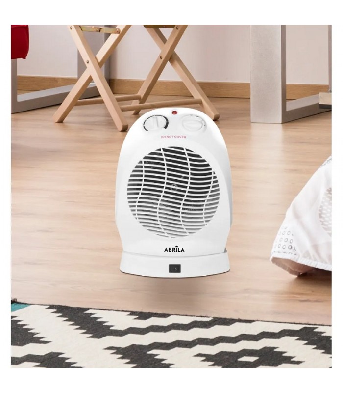 Calefactor de Suelo Vertical Oscilante TEMPLE 2000W Blanco
