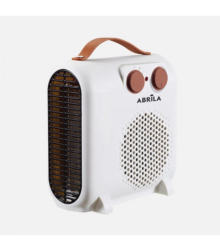 Calefactor de Suelo Vertical TUNDRA 2000W Blanco/Marrón