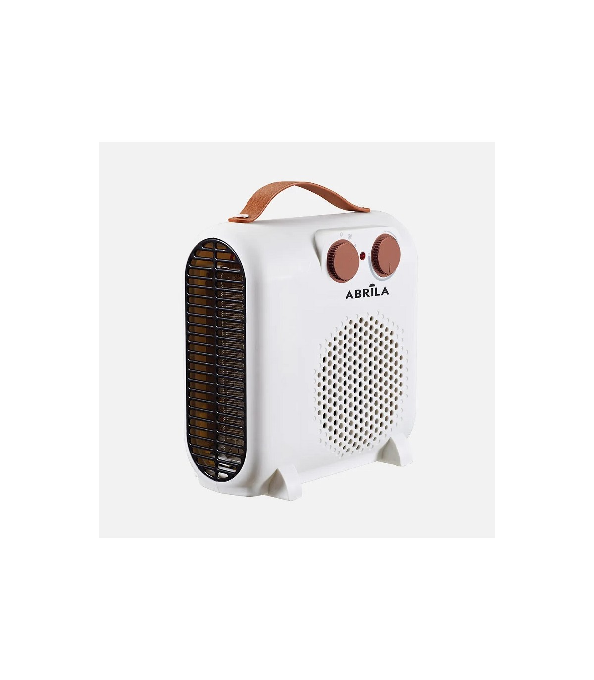 Calefactor de Suelo Vertical TUNDRA 2000W Blanco/Marrón
