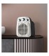 Calefactor de Suelo Vertical LESOTO 2000W Blanco/Negro