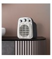 Calefactor de Suelo Vertical LESOTO 2000W Blanco/Negro