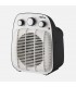 Calefactor de Suelo Vertical LESOTO 2000W Blanco/Negro