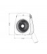 Calefactor de Suelo Vertical ESTILO 2000W Blanco