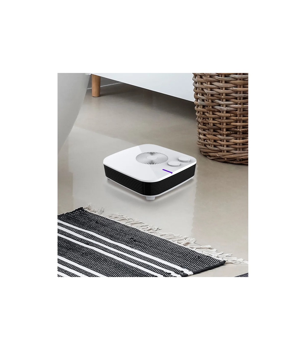 Calefactor de Suelo Horizontal ESTILO 2000W Blanco