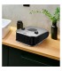 Calefactor de Suelo Horizontal ARDOR 2000W Plata/Negro