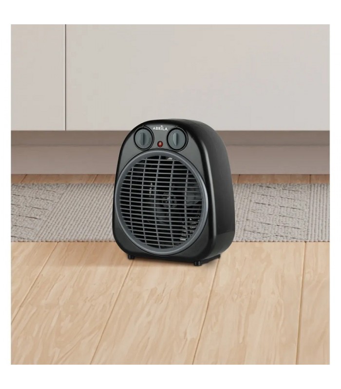 Calefactor de Suelo Vertical FOGATA 2000W Negro/Gris