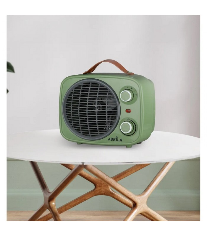 Calefactor de Suelo Vertical HOGERA 2000W Verde/Gris