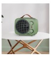 Calefactor de Suelo Vertical HOGERA 2000W Verde/Gris