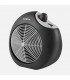 Calefactor de Suelo Vertical SAVONA 2000W Negro/Gris