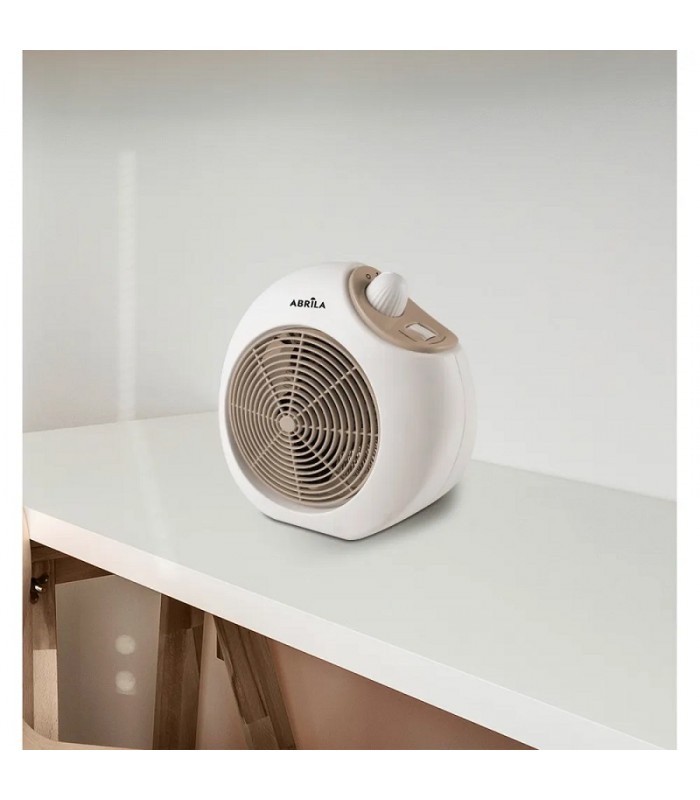 Calefactor de Suelo Vertical SAVONA 2000W Blanco/Beis