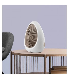 Calefactor de Suelo Vertical PERUGIA 2000W Blanco/Beis
