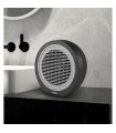 Calefactor de Suelo Vertical BRINDISI 2000W Negro/Gris
