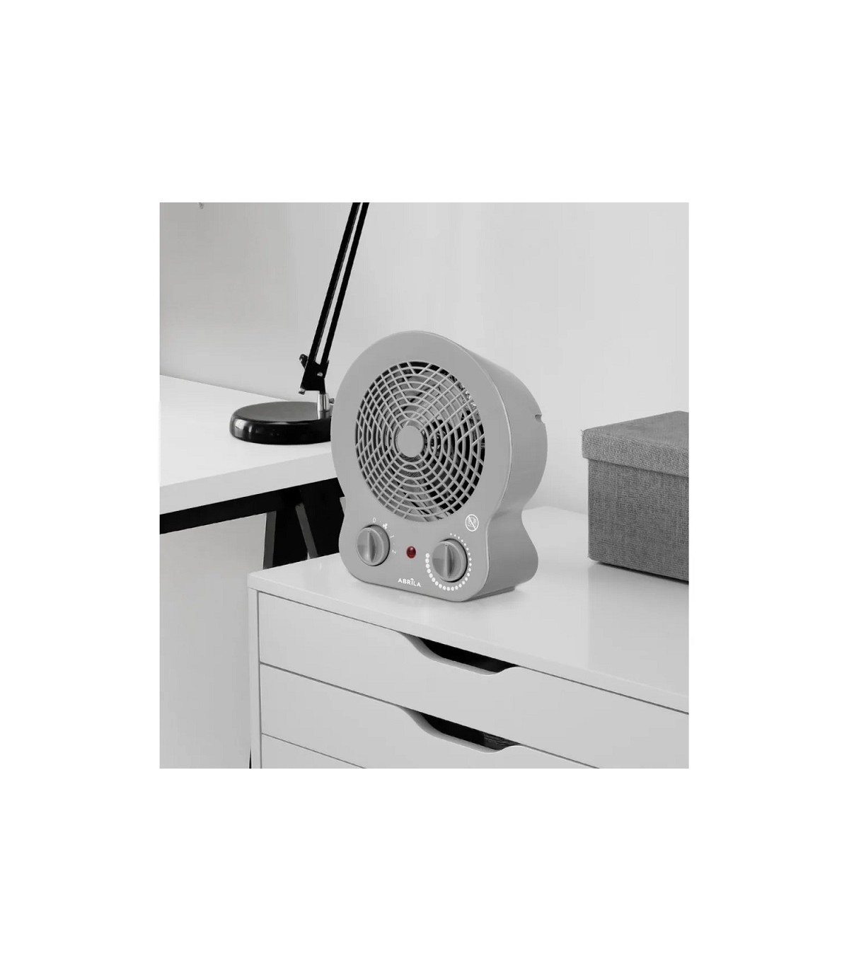 Calefactor de Suelo Vertical CEREMONIA 2000W Gris