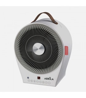 Calefactor de Suelo Vertical Oscilante MARAJA Display 2000W Blanco/Gris