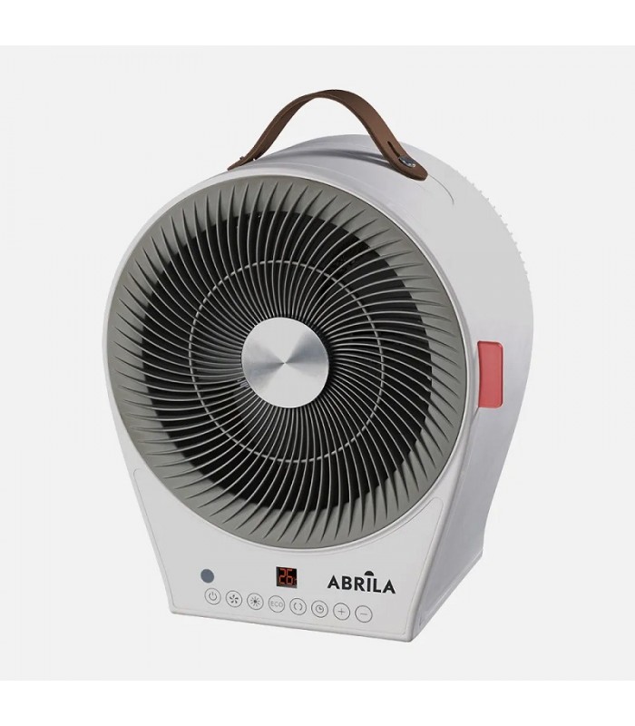 Calefactor de Suelo Vertical Oscilante MARAJA Display 2000W Blanco/Gris