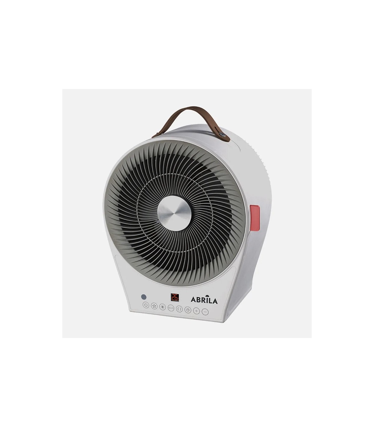 Calefactor de Suelo Vertical Oscilante MARAJA Display 2000W Blanco/Gris