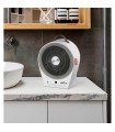 Calefactor de Suelo Vertical Oscilante MARAJA Display 2000W Blanco/Gris