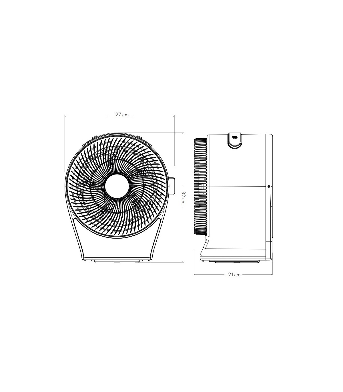 Calefactor de Suelo Vertical Oscilante MARAJA Display 2000W Blanco/Gris