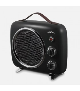 Calefactor de Suelo Vertical TARANTO 2000W Negro/Cromo