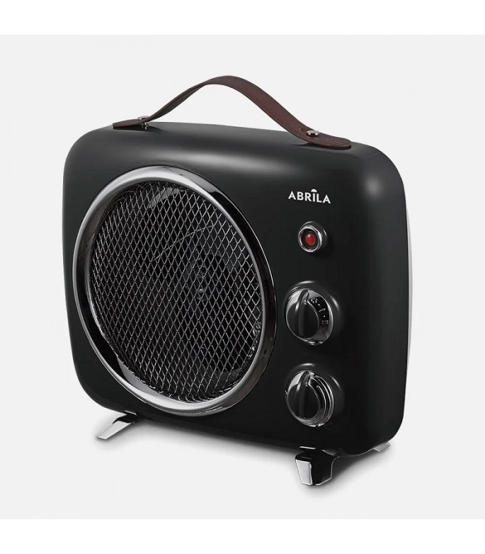 Calefactor de Suelo Vertical TARANTO 2000W Negro/Cromo
