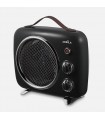 Calefactor de Suelo Vertical TARANTO 2000W Negro/Cromo