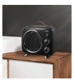 Calefactor de Suelo Vertical TARANTO 2000W Negro/Cromo