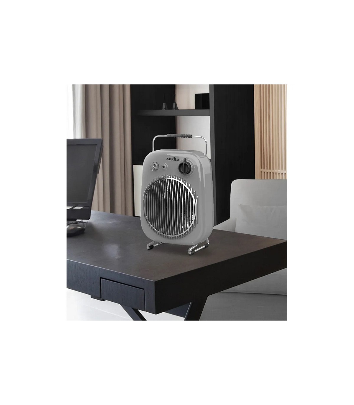 Calefactor de Suelo Vertical MARTINICA 2000W Gris/Negro