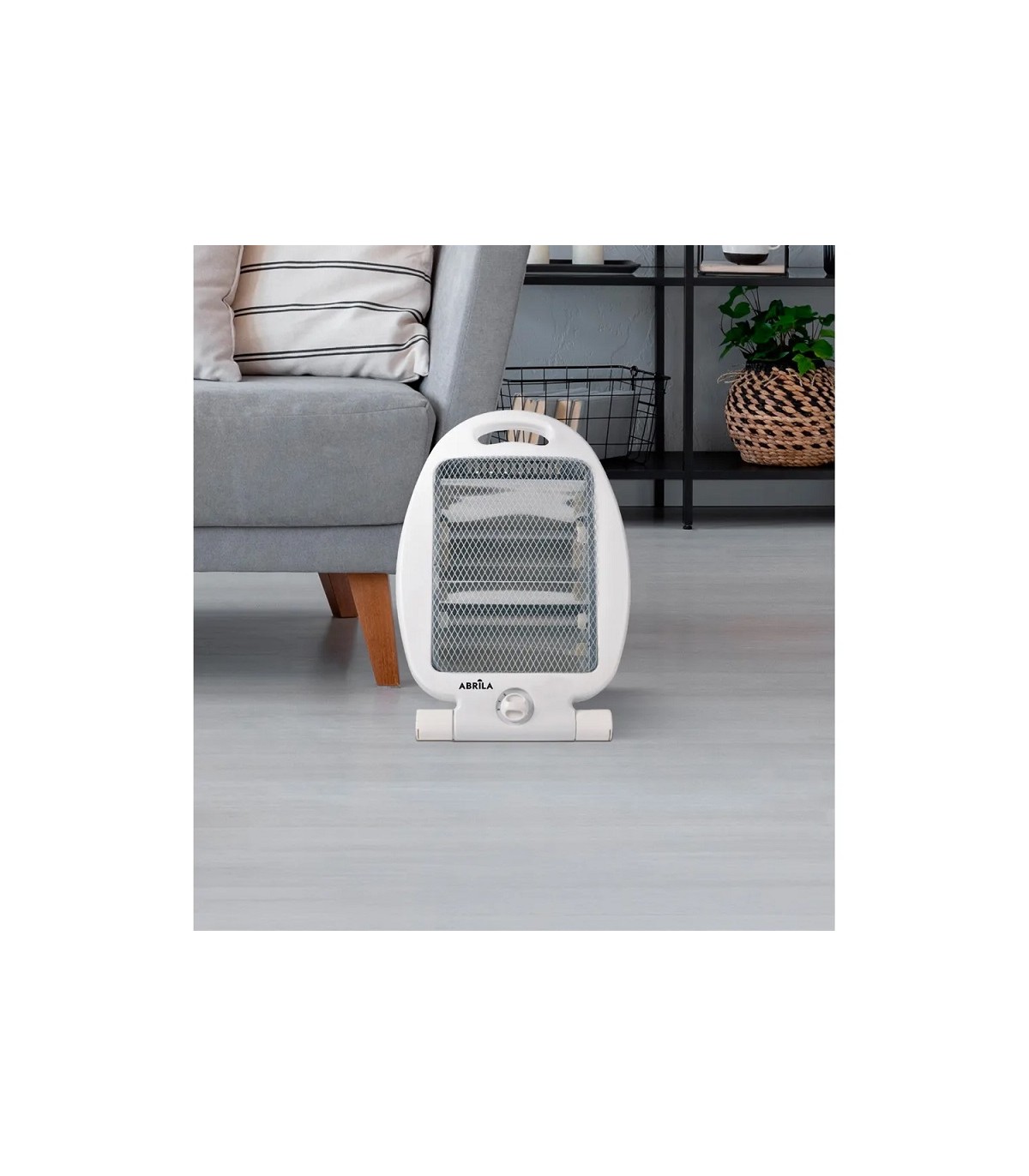 Estufa de Cuarzo de pie IGNEO PA Max. 800W 2 Tubos Blanco