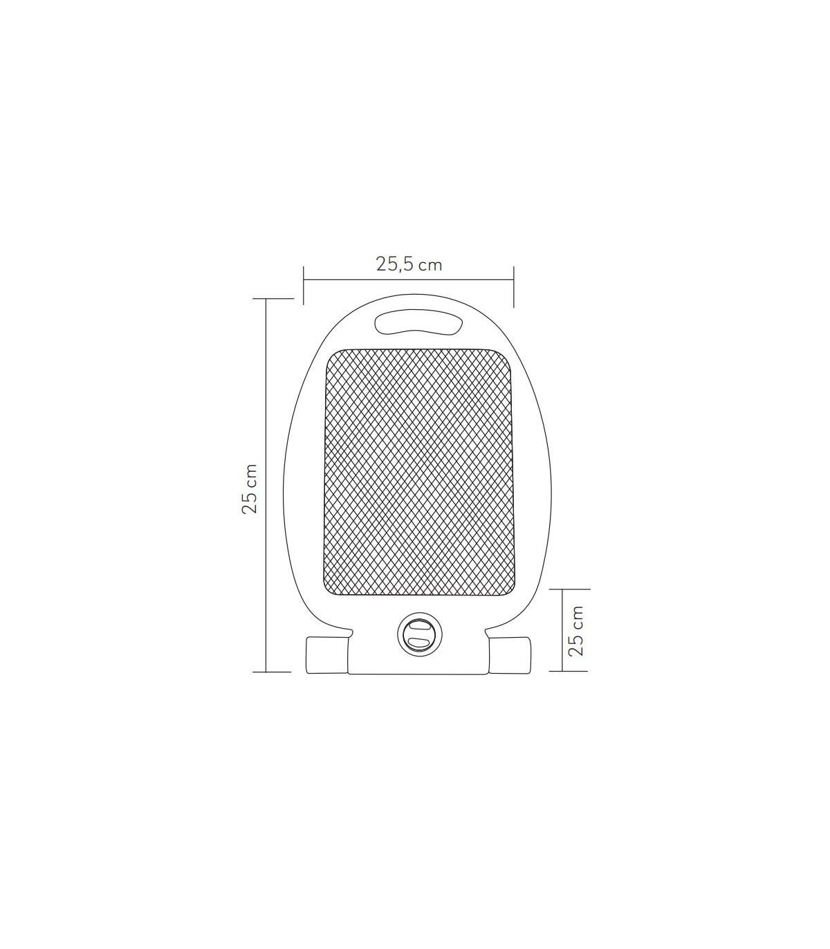 Estufa de Cuarzo de pie IGNEO PA Max. 800W 2 Tubos Blanco