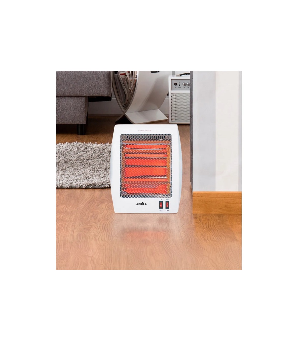Estufa de Cuarzo de Pie IGNEO CD Max. 800W 2 Tubos Blanco