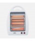 Estufa de Cuarzo de Pie IGNEO OV Max. 800W 2 Tubos Blanco