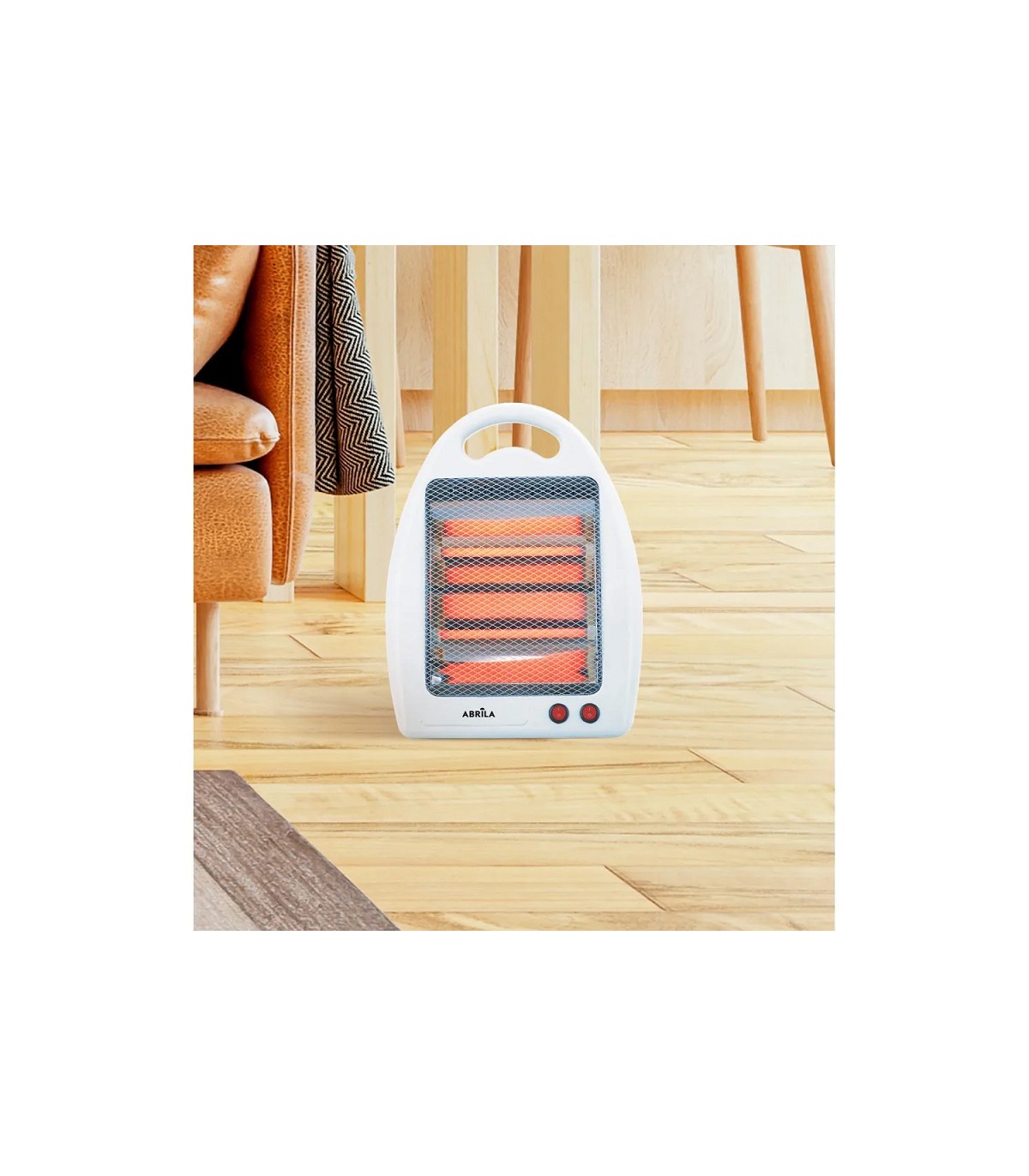 Estufa de Cuarzo de Pie IGNEO OV Max. 800W 2 Tubos Blanco