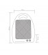 Estufa de Cuarzo de Pie IGNEO OV Max. 800W 2 Tubos Blanco