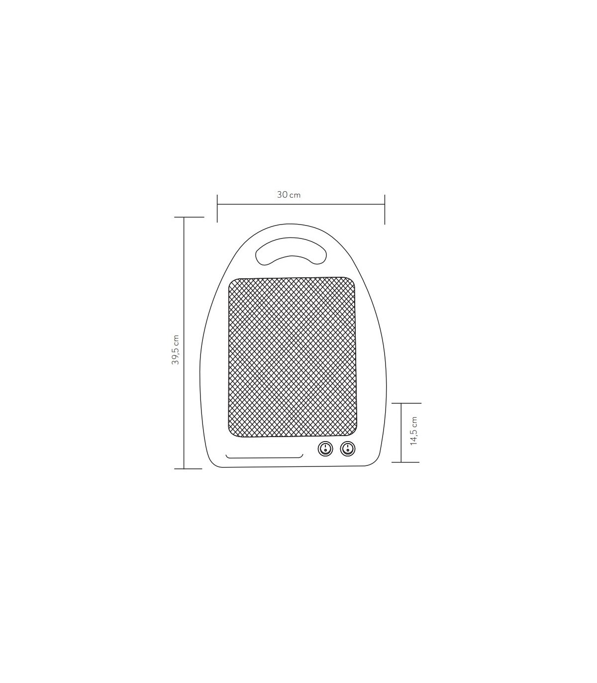 Estufa de Cuarzo de Pie IGNEO OV Max. 800W 2 Tubos Blanco