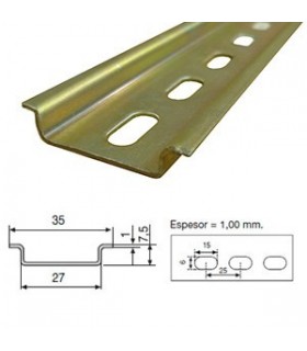 PERFIL "OMEGA" PERFORADO BICROMATADO -M-