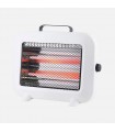 Estufa de Cuarzo ZORITA Max. 800W 2 Tubos Blanco