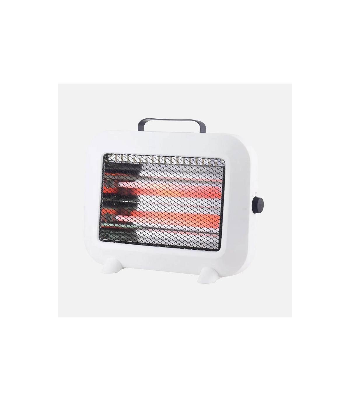 Estufa de Cuarzo ZORITA Max. 800W 2 Tubos Blanco