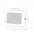 Estufa de Cuarzo ZORITA Max. 800W 2 Tubos Blanco