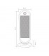 Estufa de pie Giratoria CANDENTE Max. 1200W 3 Tubos Negro/Plata