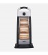Estufa de pie Giratoria CANDENTE TRIANG Max. 1200W 3 Tubos Negro/Plata
