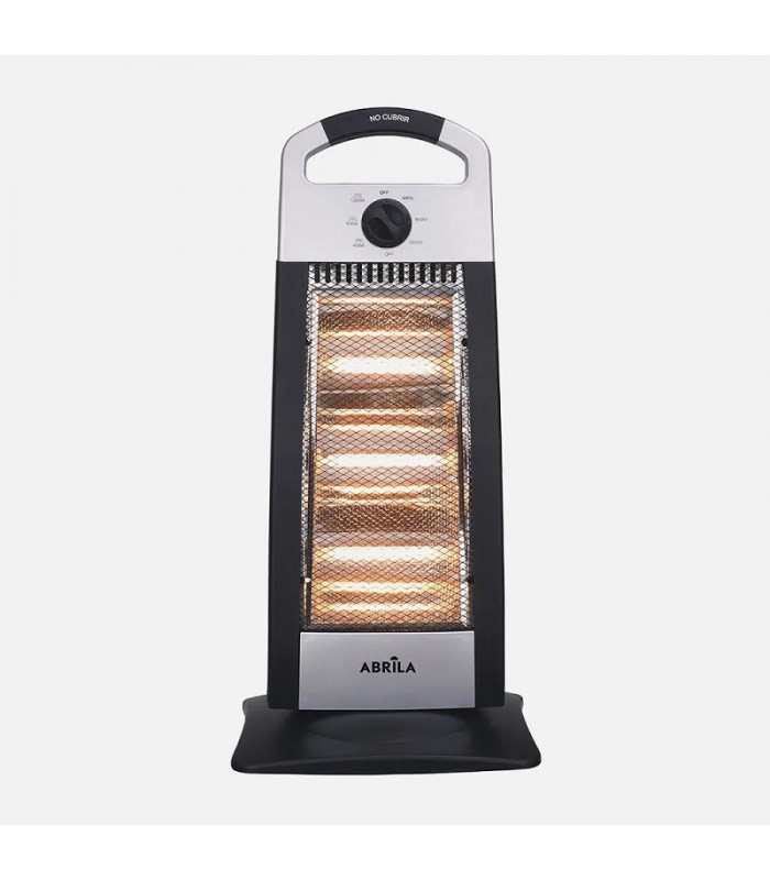 Estufa de pie Giratoria CANDENTE TRIANG Max. 1200W 3 Tubos Negro/Plata