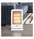 Estufa de pie Giratoria CANDENTE PLUS Max. 1200W 3 Tubos Blanco