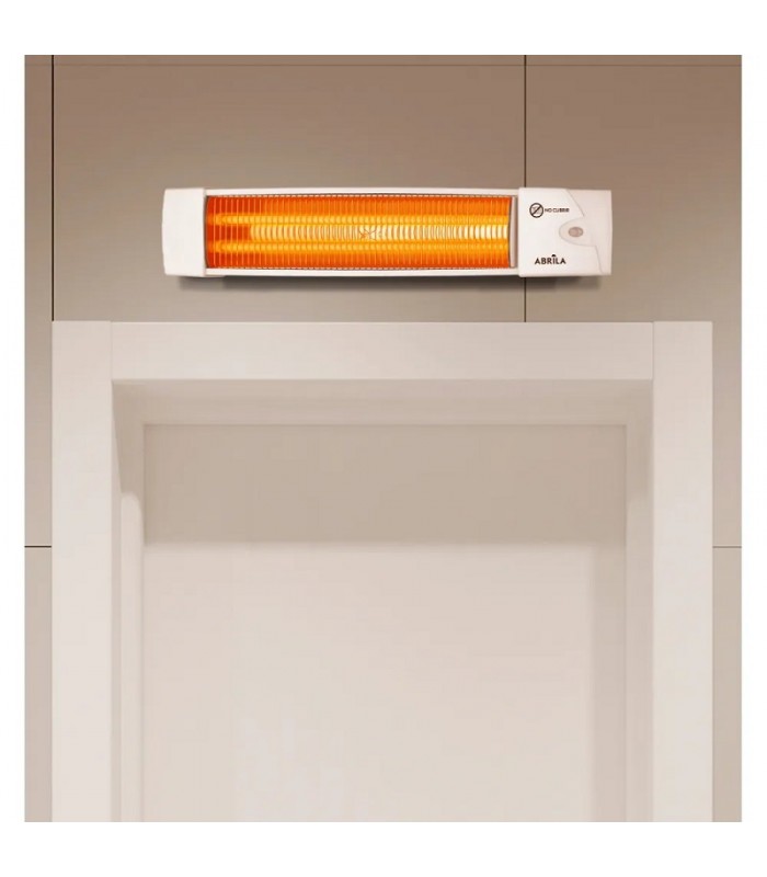 Estufa de Cuarzo de pared AFRICA Max. 1200W 2 Tubos Blanco