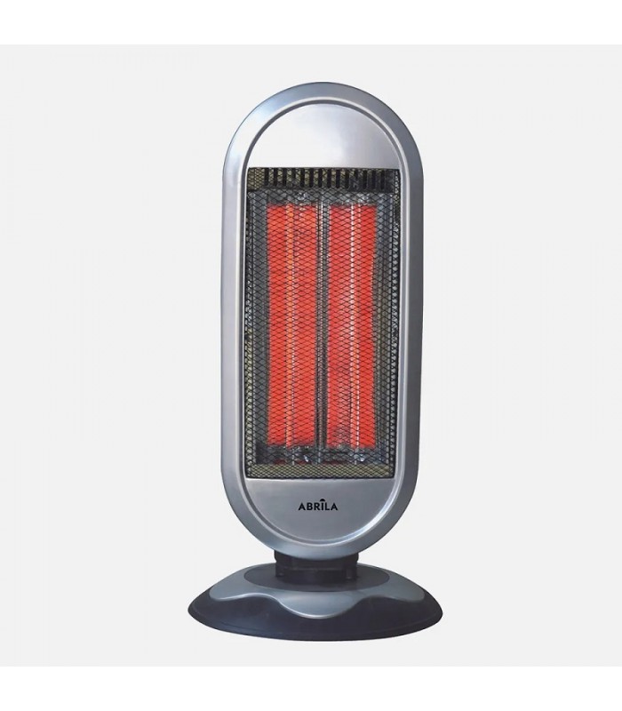 Estufa de pie Giratoria FULGOR Max. 900W 2 Tubos de Carbono Negro/Plata