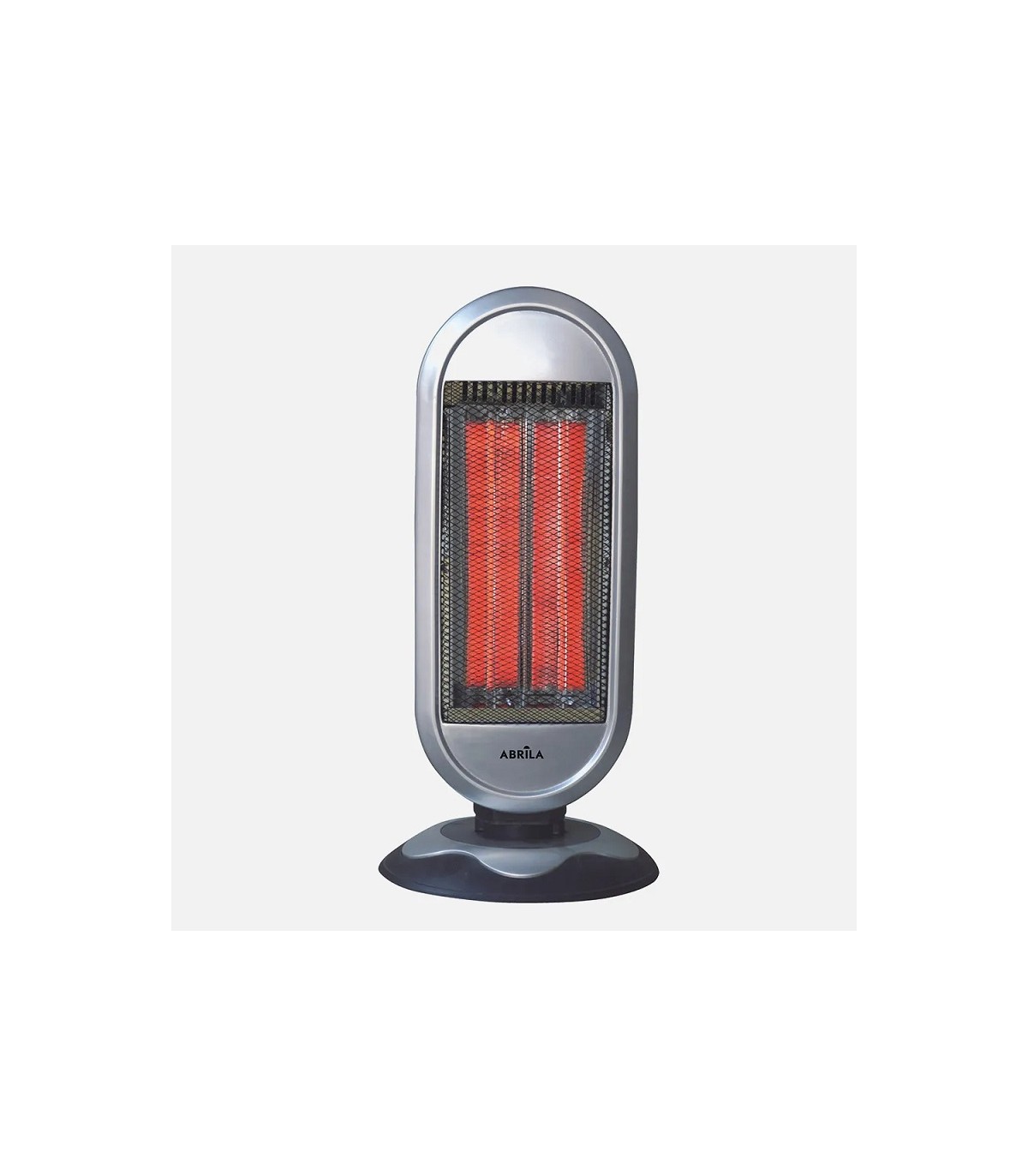 Estufa de pie Giratoria FULGOR Max. 900W 2 Tubos de Carbono Negro/Plata