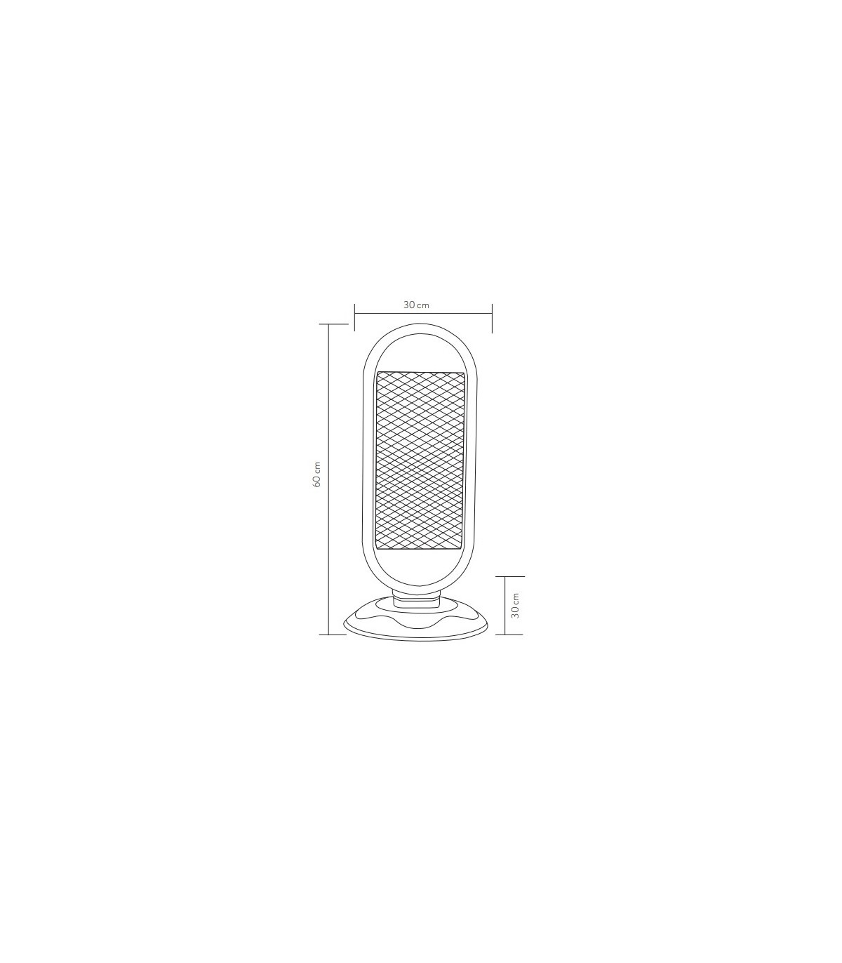 Estufa de pie Giratoria FULGOR Max. 900W 2 Tubos de Carbono Negro/Plata