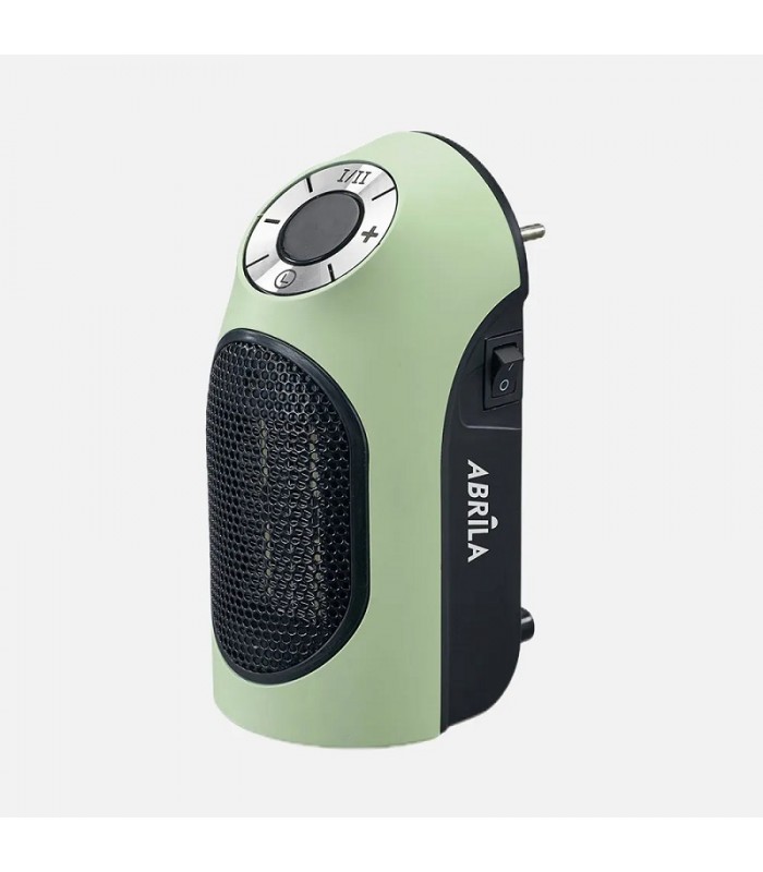 MiniCalefactor de Enchufe GOLFO 500W Verde/Negro