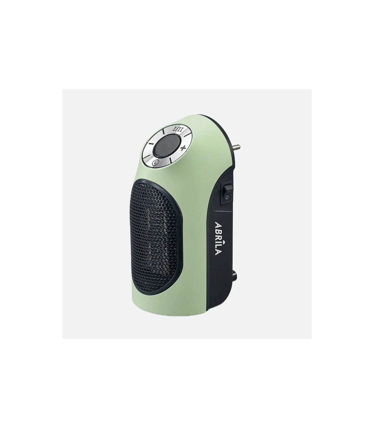 MiniCalefactor de Enchufe GOLFO 500W Verde/Negro